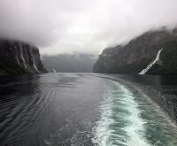 Norwegian Geography - Rainy Day in the Geirangerfjord