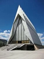 American Architecture - Cadet's Chapel at the Air Force Academy