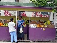 Bahamian Culture - Fruit market