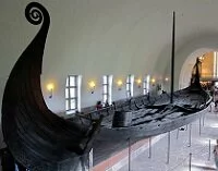 Oslo, Norway - Oseberg in the Viking Ship Museum