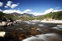 Bhutanese Geography - River in the mountains