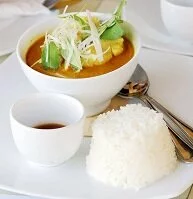 Cambodian Food - Amok fish soup