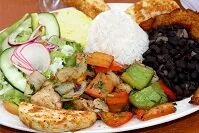 Costa Rican Food - Casado