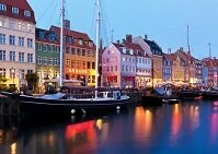 Dannish Architecture - Nyhavn Street in Copenhagen