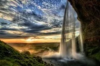 Icelandic Geography - Seljalandsfoss Waterfall