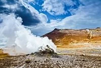 Icelandic Geography - Steam vent