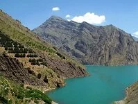 Iranian Geography - Lake in the mountains