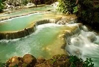 Lao Geography - Kuang Si waterfall