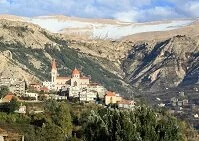 Lebanese Geography - Church in the mountains