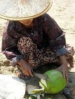 Burmese Food - Coconut milk