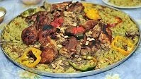 Saudi Food - Arabian chicken and rice