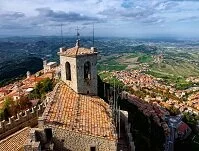 Sammarinese Architecture - San Marino from above