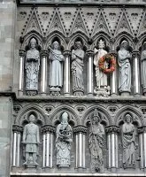 Trondheim, Norway - Details on Nidaros Cathedral