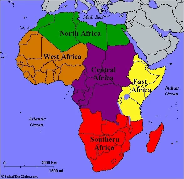 Political Map of Africa