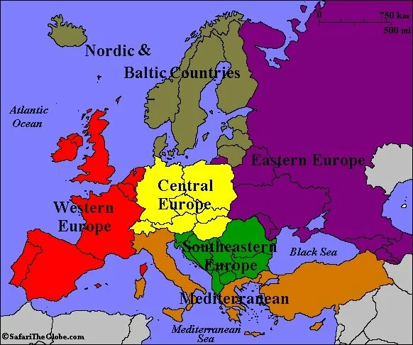 Political Map of Europe